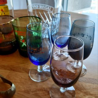 Juego vasos y cubitera marcas de whisky