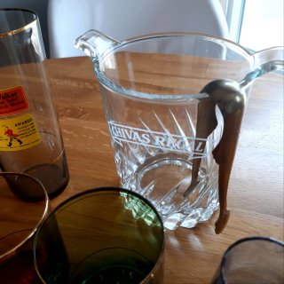 Juego vasos y cubitera marcas de whisky
