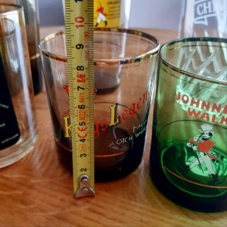 Juego vasos y cubitera marcas de whisky