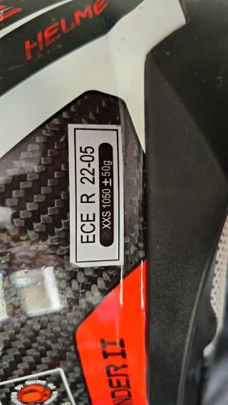 Casco Motocross SHIRO Negro, Rojo y Blanco