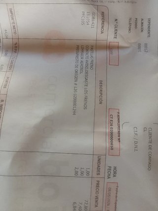 Pastillas traseras W203 C320 con avisador nuevas
