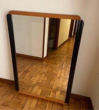 Espejo Madera y Cristal