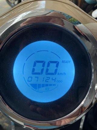 Moto Efun Pusa 90 Beige Eléctrica