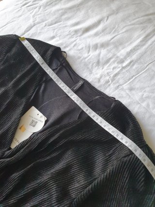 Vestito Calliope nero glitter taglia XS