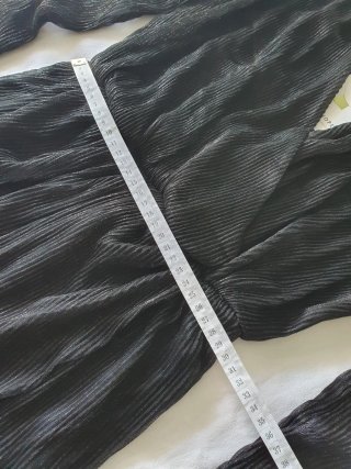 Vestito Calliope nero glitter taglia XS