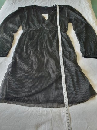 Vestito Calliope nero glitter taglia XS