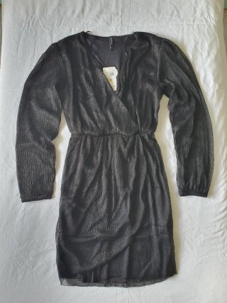 Vestito Calliope nero glitter taglia XS
