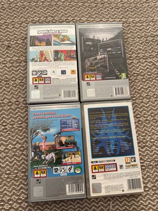 Lote 4 Juegos PSP: GTA, Gran Turismo, Sims 2, Capc
