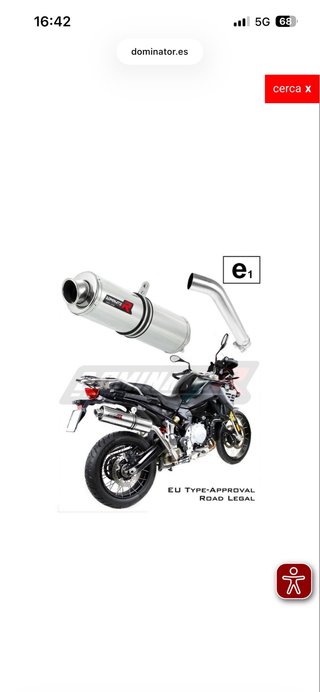 Escape BMW F850 GS dominator