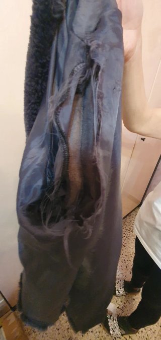 Giacca pelliccia ecologica da donna