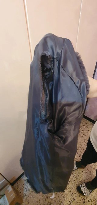 Giacca pelliccia ecologica da donna