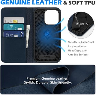 SHIELDON funda cuero protección soporte RFID