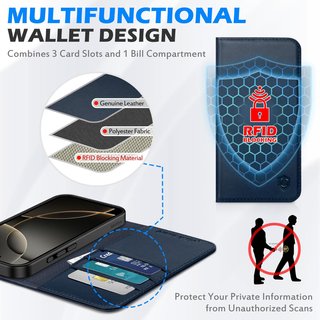 SHIELDON funda cuero protección soporte RFID