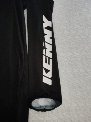 Maglietta Kenny Racing Motocross MTB Taglia XL Nera