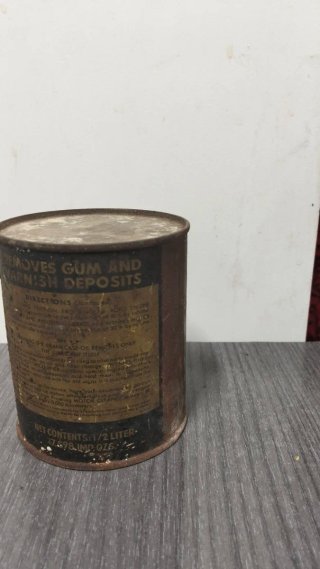 Set di lattine antiche per auto