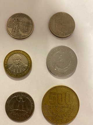 Colección de monedas de varios países