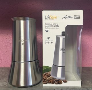 Cafetera LifeStyle 12 tazas Acero Inoxidable