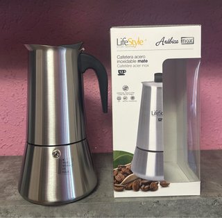 Cafetera LifeStyle 12 tazas Acero Inoxidable