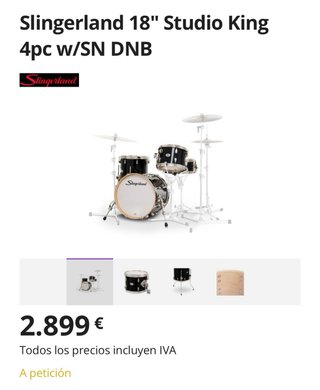 Batería Slingerland bop