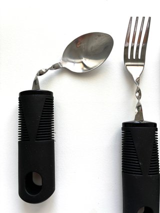 Conjunto Talheres Adaptáveis Idosos Reabilitação