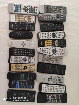 Mandos a distancia TV, DVD, TDT