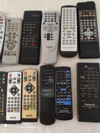 Mandos a distancia TV, DVD, TDT