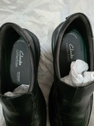 Zapatos Clarks Gessler Step Hombre Negro Talla 41.