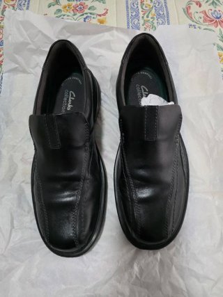 Zapatos Clarks Gessler Step Hombre Negro Talla 41.