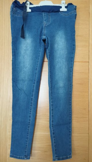 Pantalón vaquero premamá azul