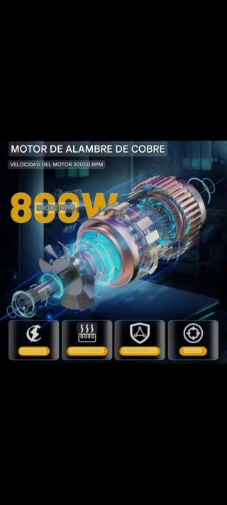 A ESTRENAR! Fresadora INOX 800W + set de 15 Fresas