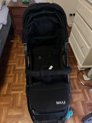 Silla de paseo Bakaji negra