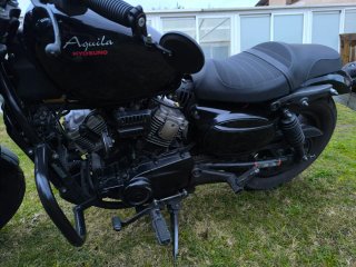 Hyosung Aquila GV 125 Bober Negra
