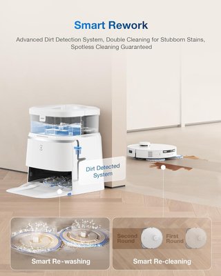 ECOVACS T30 PRO OMNI Robot Aspirador y Fregasuelos