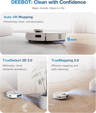 ECOVACS T30 PRO OMNI Robot Aspirador y Fregasuelos