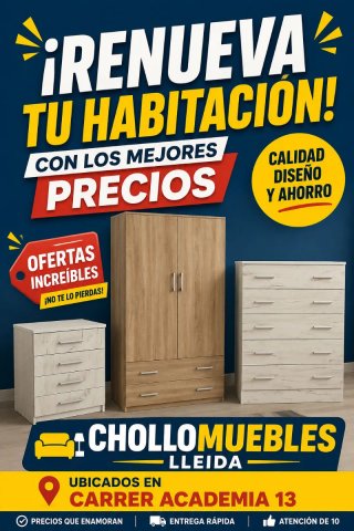 Muebles para renovar tu habitación