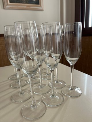 12 Calici di Champagne Alti