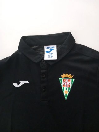 Polo paseo Córdoba CF Joma Negro Talla M