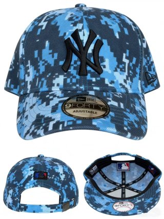 Gorra New Era Yankees Camuflaje Azul