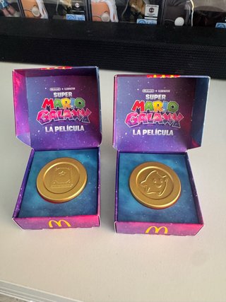 Monedas Super Mario Galaxy McDonald's