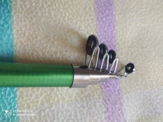 Caña de pesca NUEVA 1'80 metro con carrete y nylon