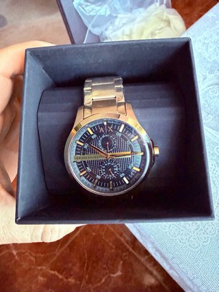 Reloj Armani Exchange Dorado y Negro