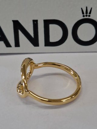Anello Pandora Organico Oro 164676C01 Tg 56 ZYQ