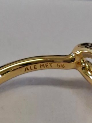 Anello Pandora Organico Oro 164676C01 Tg 56 ZYQ