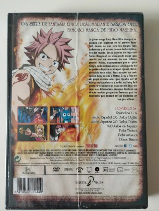Peluche Happy y DVD Fairy Tail episodios 1-12