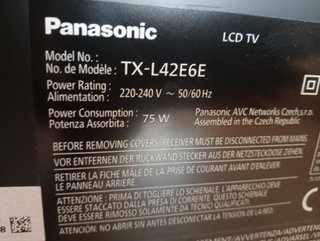 Smart TV Panasonic 42 Pulgadas Negro/Plata