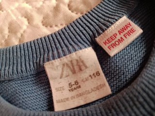 Jersey Zara niño azul