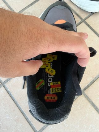 Adidas Scarpe Uomo Nero Arancio 43