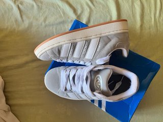 Adidas Campus Gris y Blanco