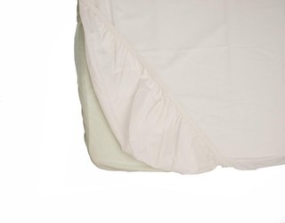 Confezione di 2 lenzuola inferiori in cotone regolabili