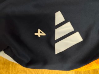 Pantalón Adidas Real Madrid Azul Naranja
